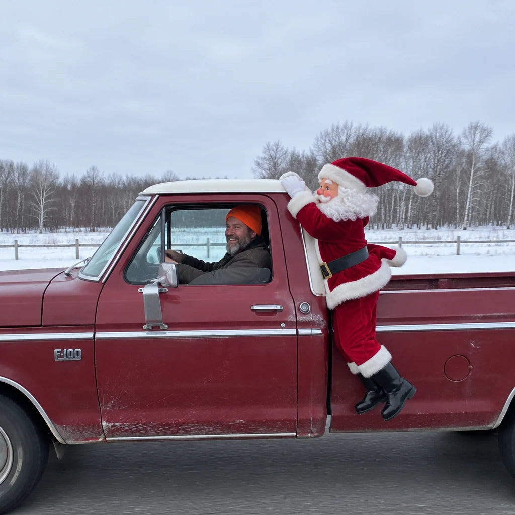 Hanging Santa Decoration